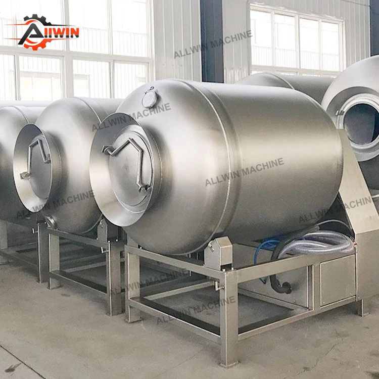 Industrial 1200l vacuum sliced meat fried chicken hamburger pot-stewed tumbler automatic fish tumbler machine