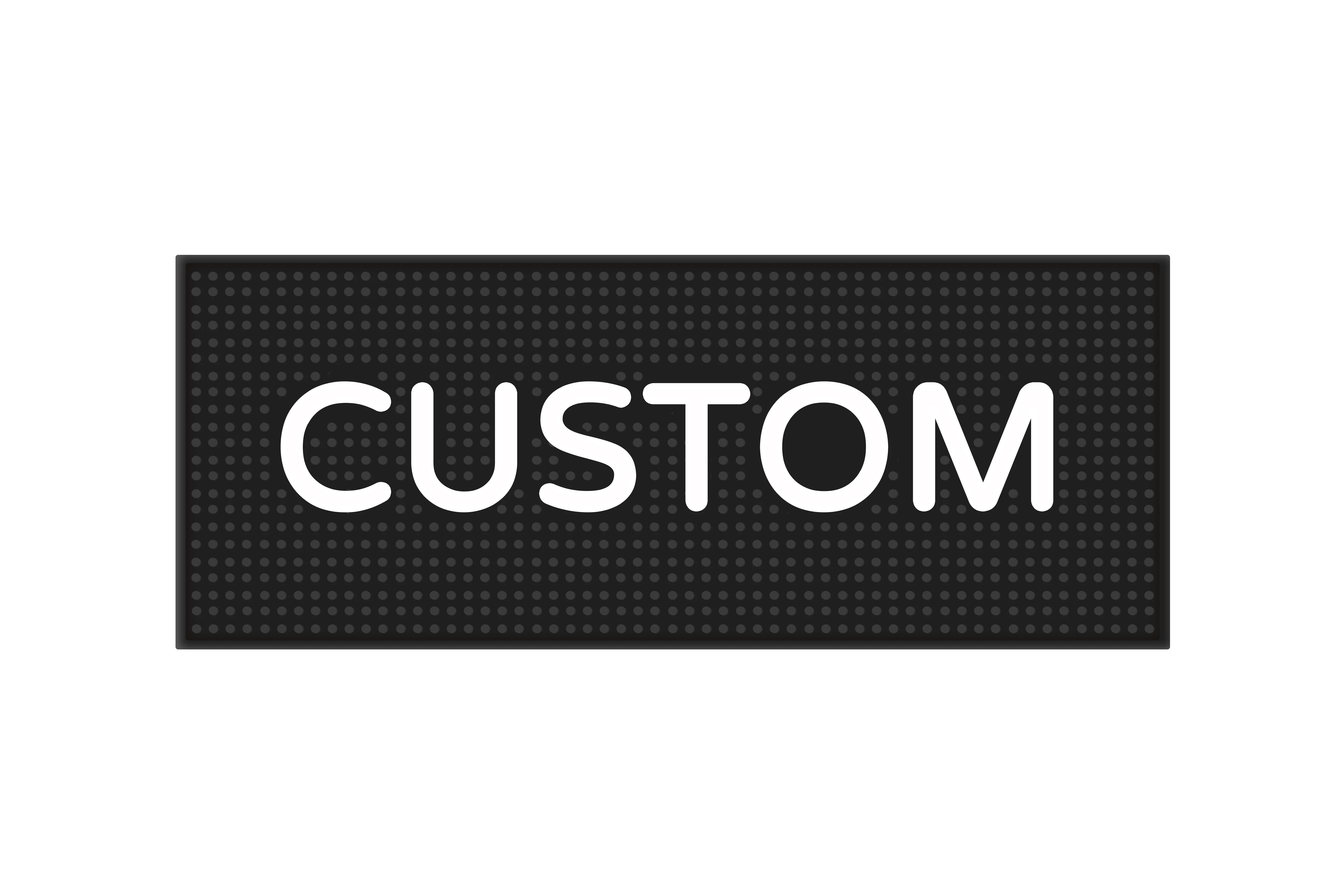 Coffee Bar Mat 3D Cocktail Beer Mats Bar Accessories Spill Matcustom Soft PVC Bar Mat Rubber With Logo
