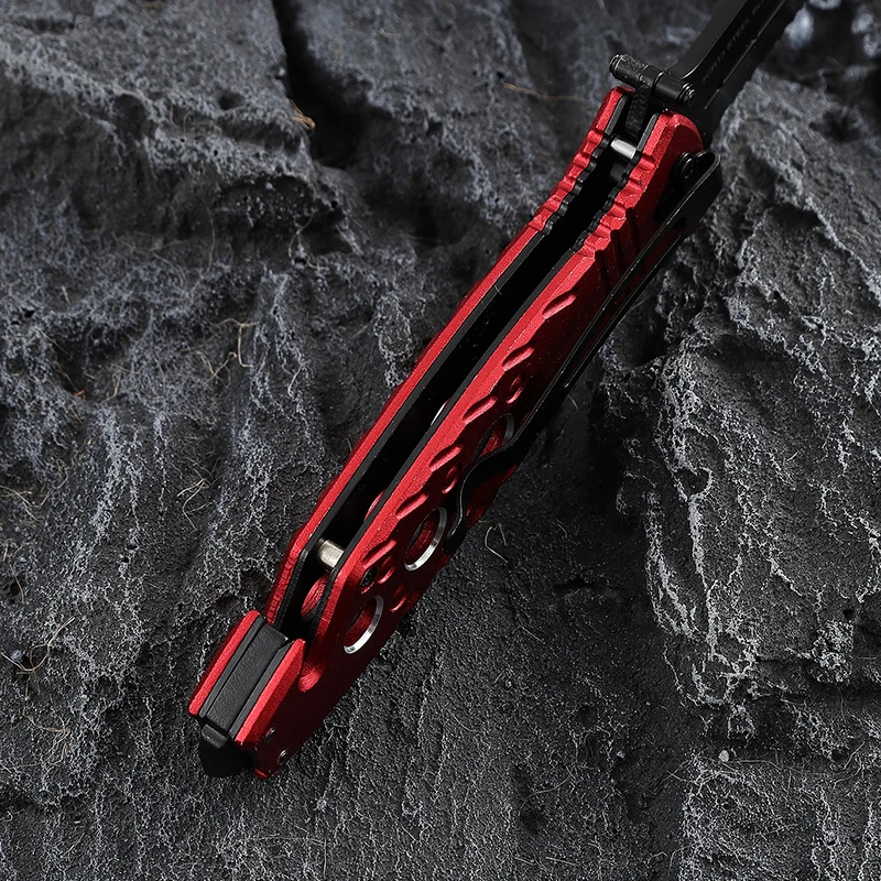 Free Sample Stainless Steel Handle Serrated Folding Pocket Knife Survival Camping Belt Clip 3cr13 Industrial Utility Knife