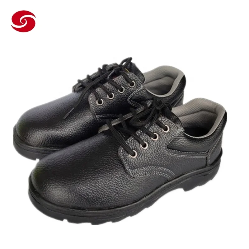 Черная Рабочая функциональная рабочая обувь со стальным носком защитная из полиуретана подошва грабителя