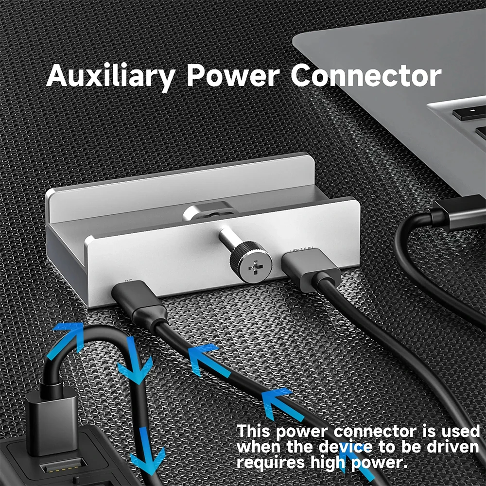 Высокое качество 6-в-1 черный зажим док-станция USB 3 0 концентратор внешний Multi TF слот для карт адаптер ноутбука настольного компьютера