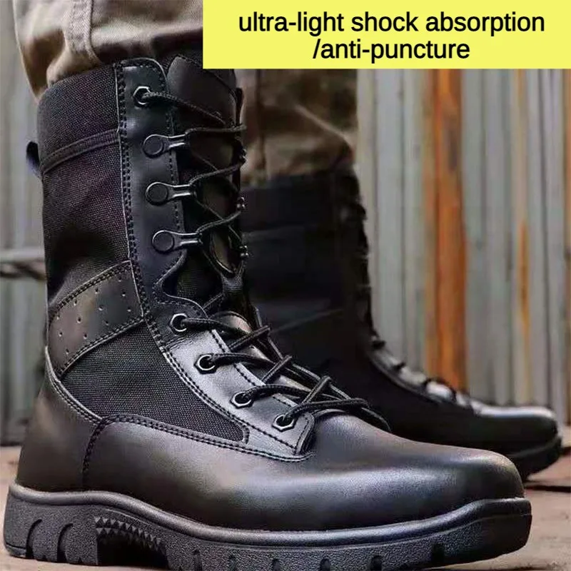 High Quality Wholesale Custom Cheap professional Hiking Shoes Outdoor Safety Protection Breathable hiking Combat boots