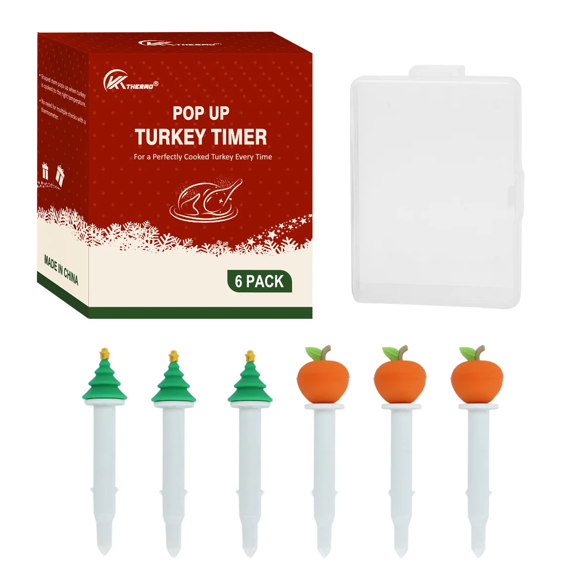 Disposable Poultry Thermometer Pop Up Turkey Timer portable bbq grills charcoal turkey timer