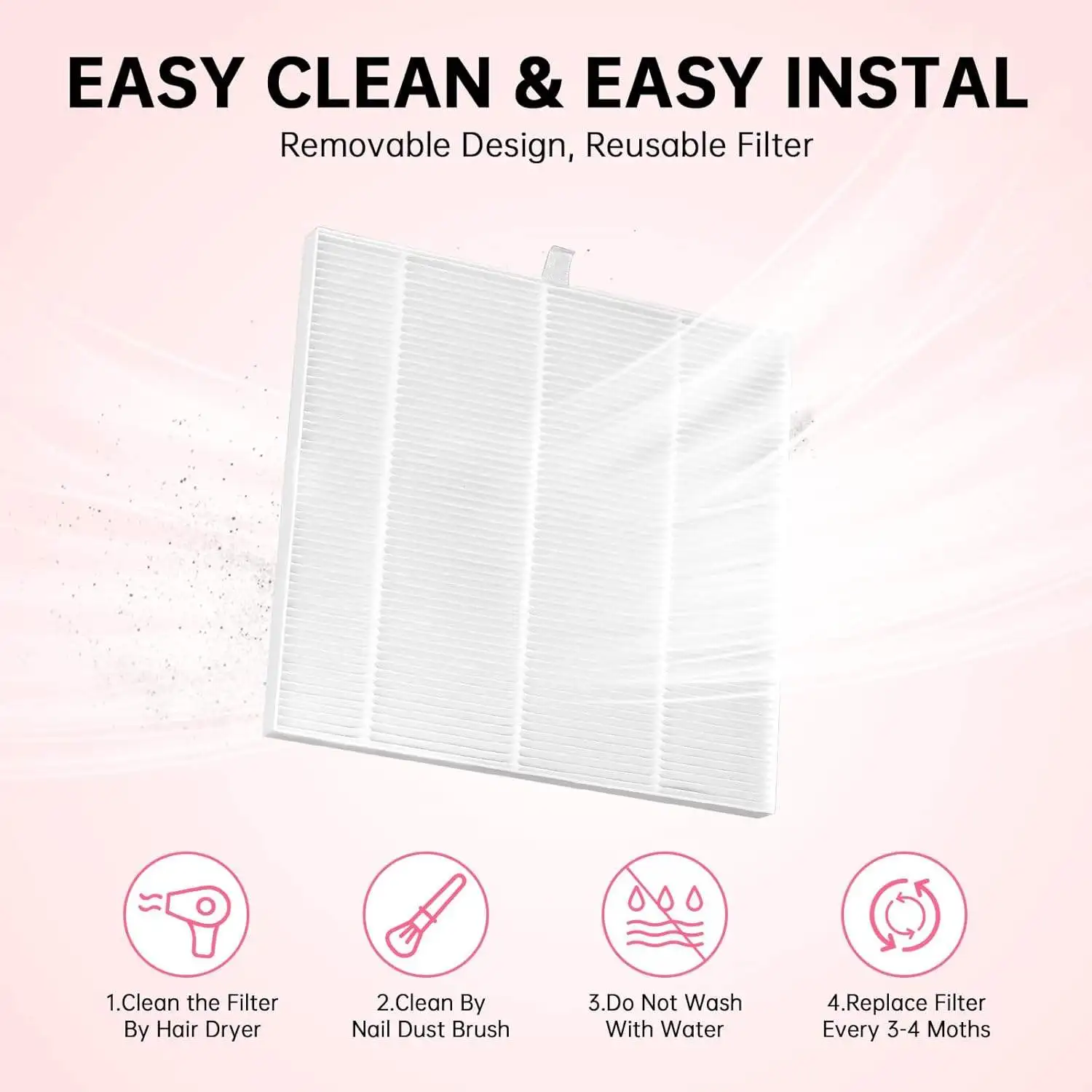 Powerful wireless BlingBling nail dust extractors diamond nail dust collector vacuum build in dust collector for nail salon
