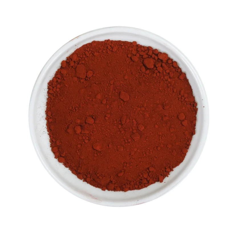 Production of high quality red brick with 120 synthetic iron oxide red inorganic pigment Fe2O3 powder in various colors
