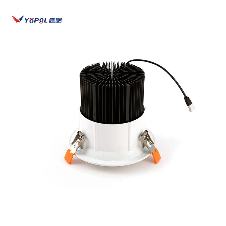 Commercial Down Light 7w 12w 20w 30w 40w 50w 70w Anti Glare Cob Ceiling Recess Dimmable Led Downlight Aluminum Modern 80 50000