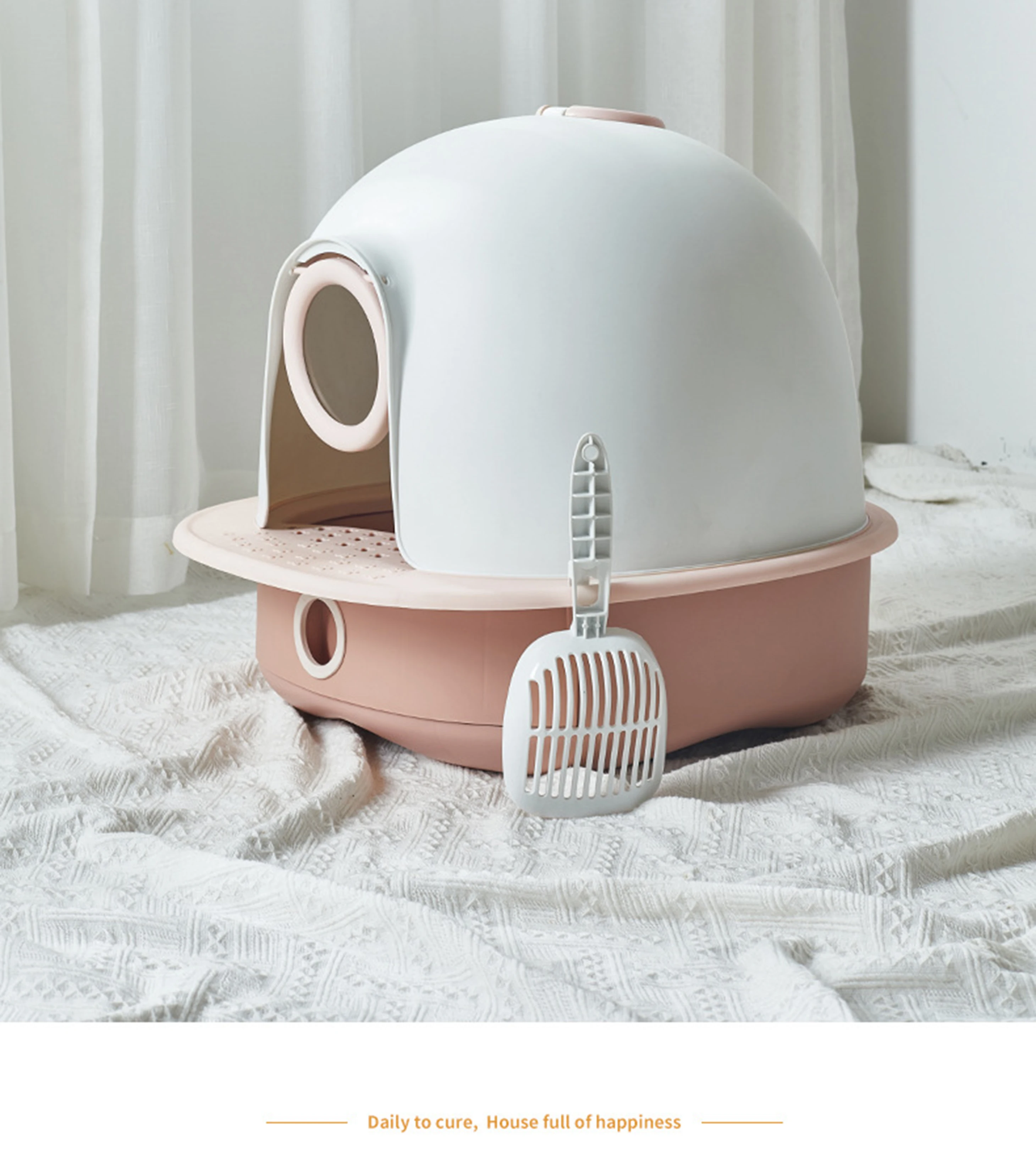 Pet Cat Litter Sand Fully Enclosed Pet Toilet Pet Product Cat Supplies Large Space Cat Toilet Box for Sale