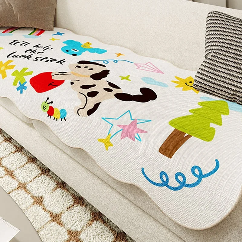 Home Sofa Summer ice silk mat Seat Cooler Pad non-slip sofa cover carpet floor mat sofa mat cool seat cushion