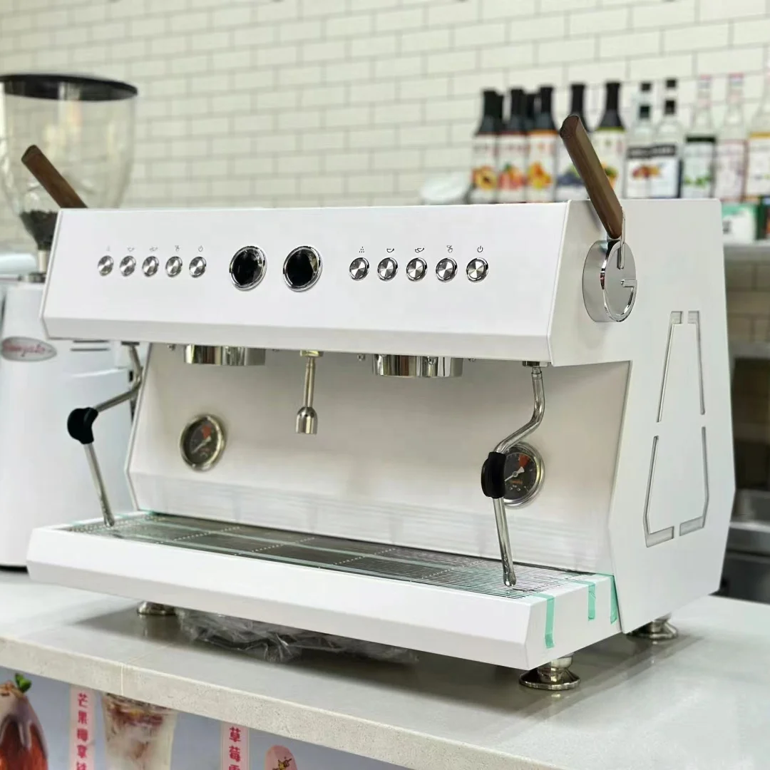 Commercial Profesional Business Italian Kaffee Two Group Semi Automatic Coffee Maker Espresso Machines