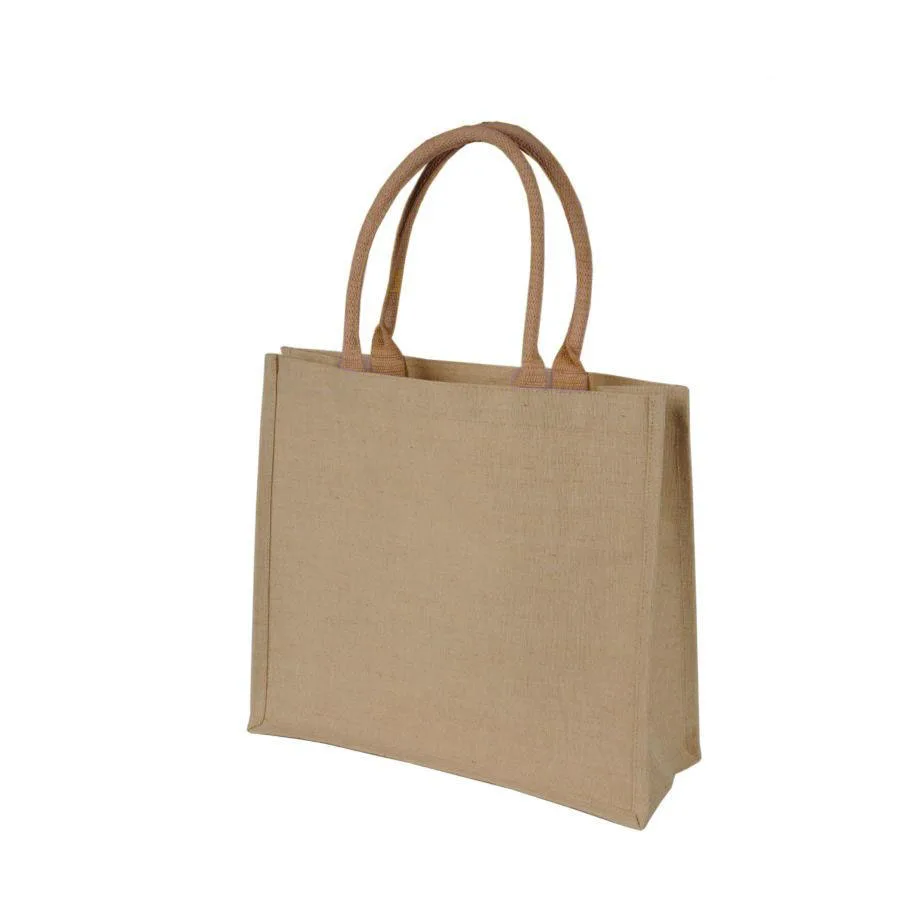 
jute + cotton bag made from indian factory 