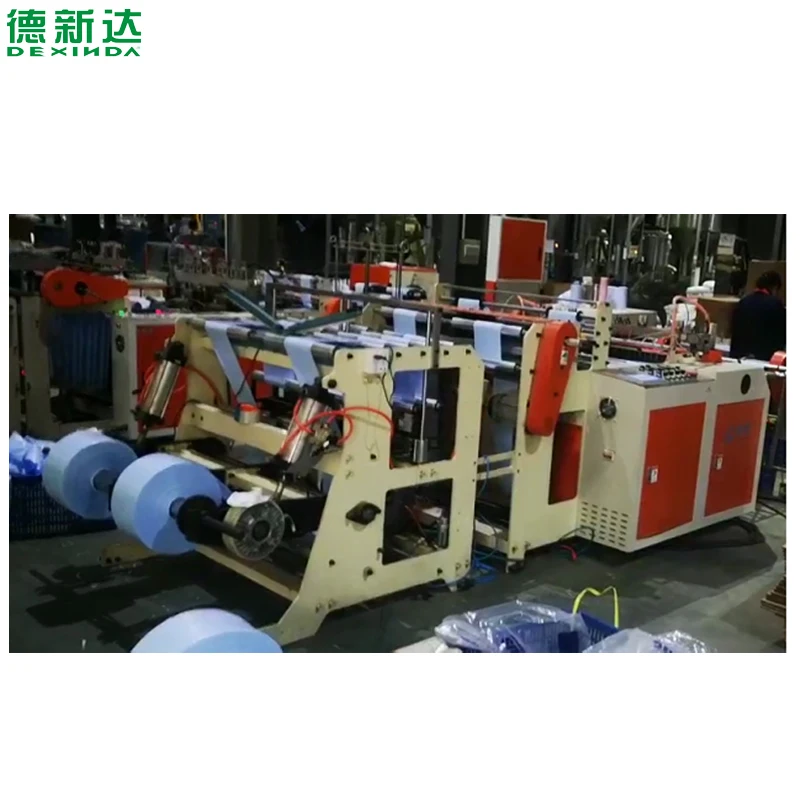 Высокоскоростная машина Dexinda для производства двухлинейных роликовых пакетов, цена