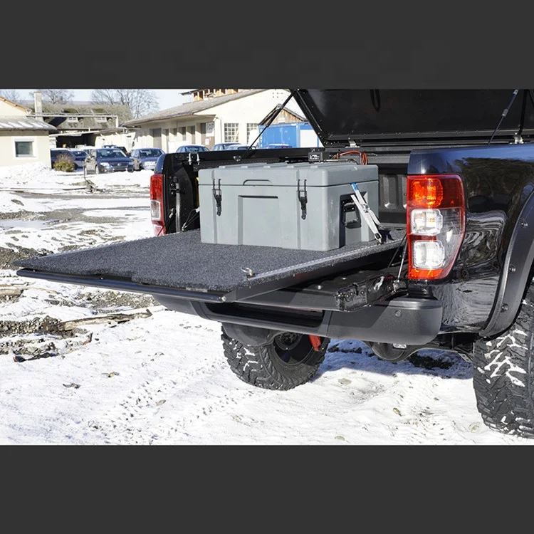 Heavy Cargo Pickup Truck Accessory Exterior Carpeted Pallet Slider