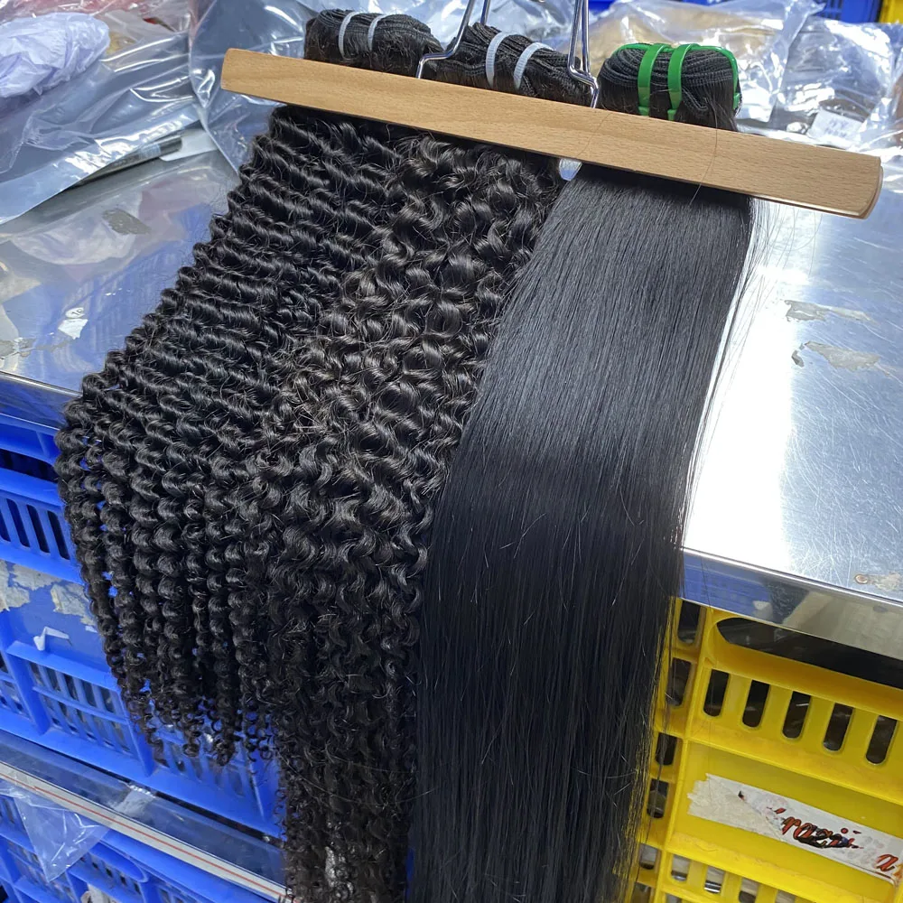 Wholesale Supplier Vietnamese Raw Hair Unprocessed Virgin Natural Silky Bone Straight Virgin Hair Double Drawn Hair Bundles