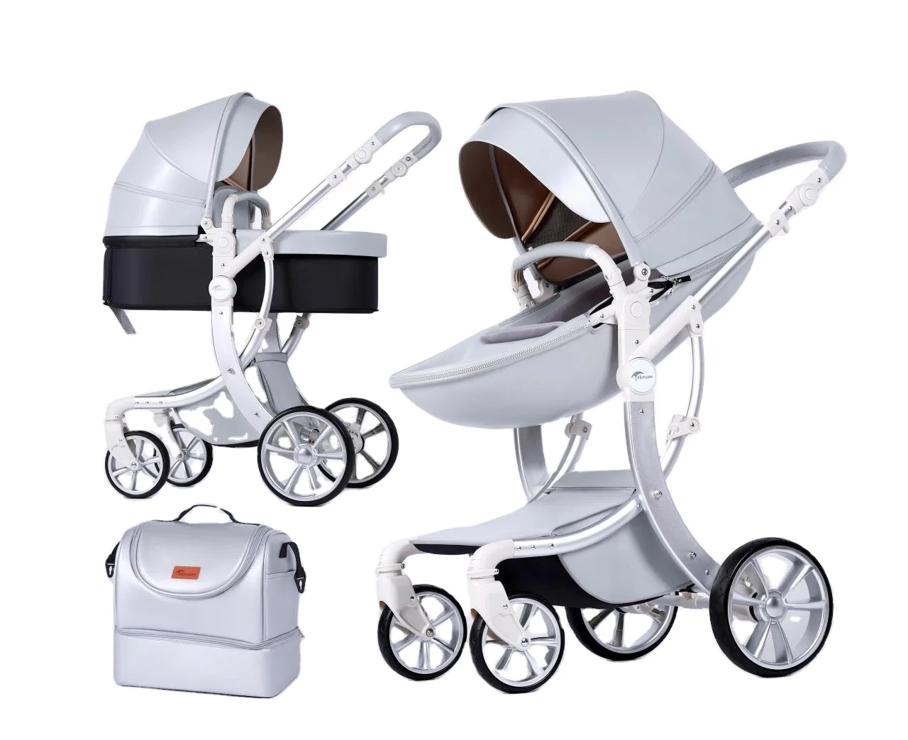 Egg Shape Baby Stroller, Children Walkers & Carriers Baby Stroller Pram, Hot Sale Two-Way Baby Push Car Stroller