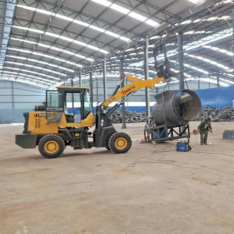 CE ISO approved 1T waste tyre plastic recycling to fuel oil pyrolysis