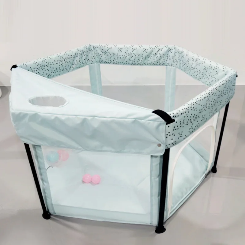 2024 Hot Sale Mesh Hexagonal Fence Family Playground Baby Crawl House Play Fence Kindergarten Kids