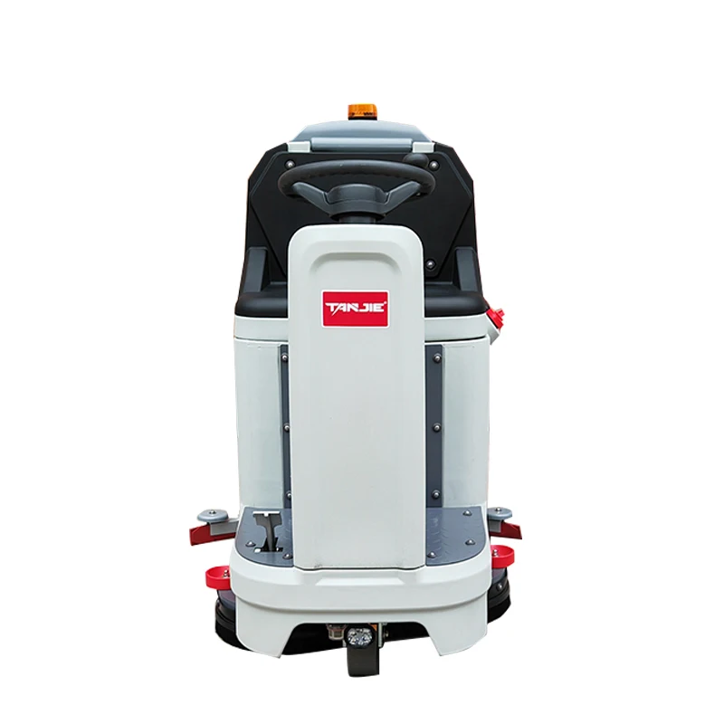 2022 Popular Floor Scrubber Ride on Type with Two Brushes, Battery Auto Tile Floor Cleaner Machine