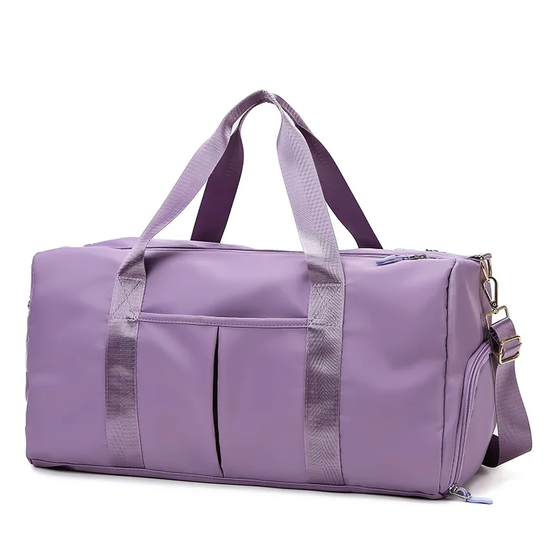 
2021 New Design Sequins Sports Bag Unisex Custom Logo Printing Travel Sports Duffel Gym Bag For Women 