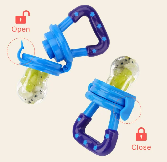Silicone Nipple Teething Toy Reusable Food Feeder