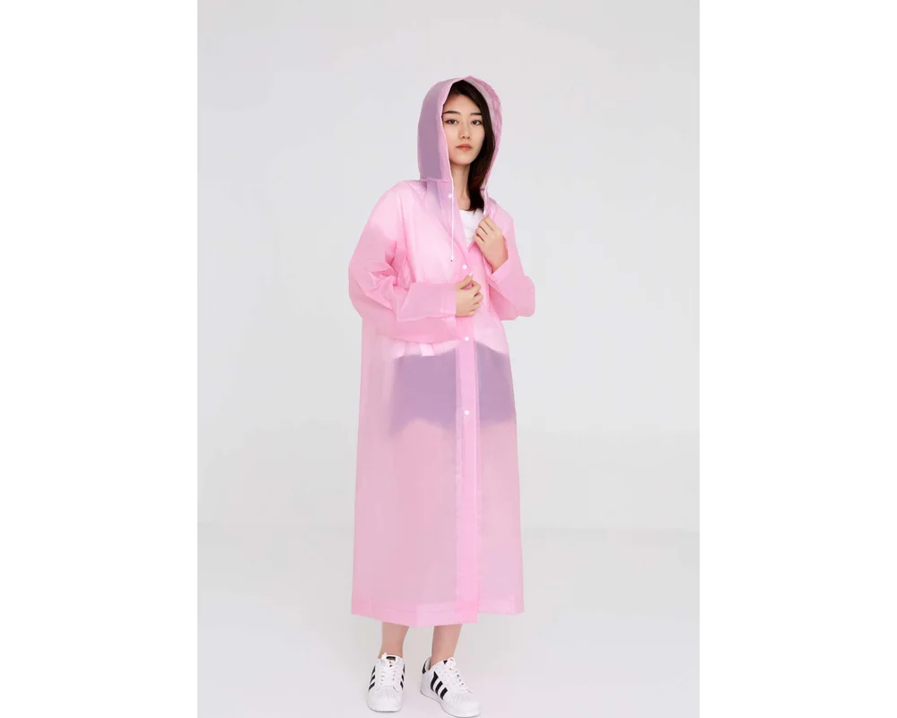 Promotional Waterproof Printed Disposable Raincoat Golf Ball Rain Poncho The Portable Travel Plastic Disposable Rainwear For Men