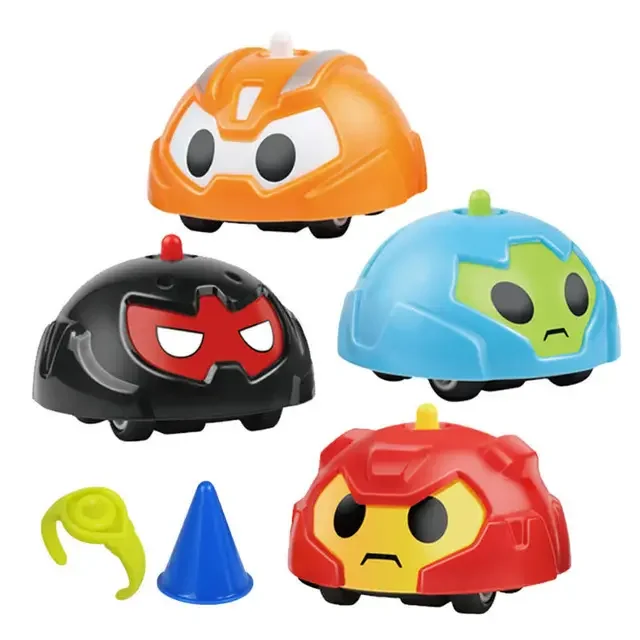 Christmas present wind up toy Stunt Rotate gyro Battle top robot kit Spinning Top sets kid novelty xmas toy gift