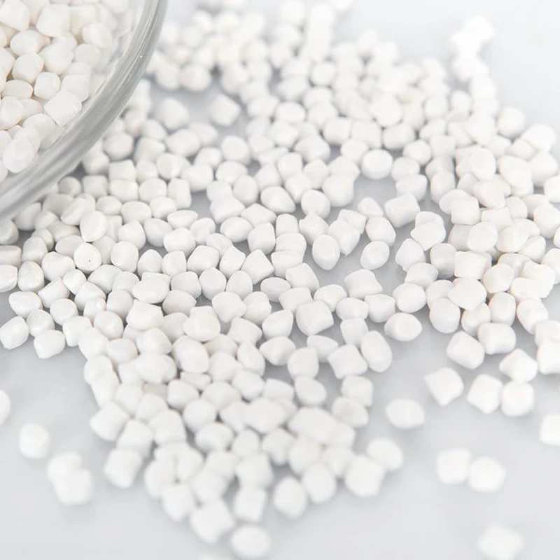 
sgs-certificate PLA 3d printer filament bulk plastic material pellets white color masterbatch high transabs 