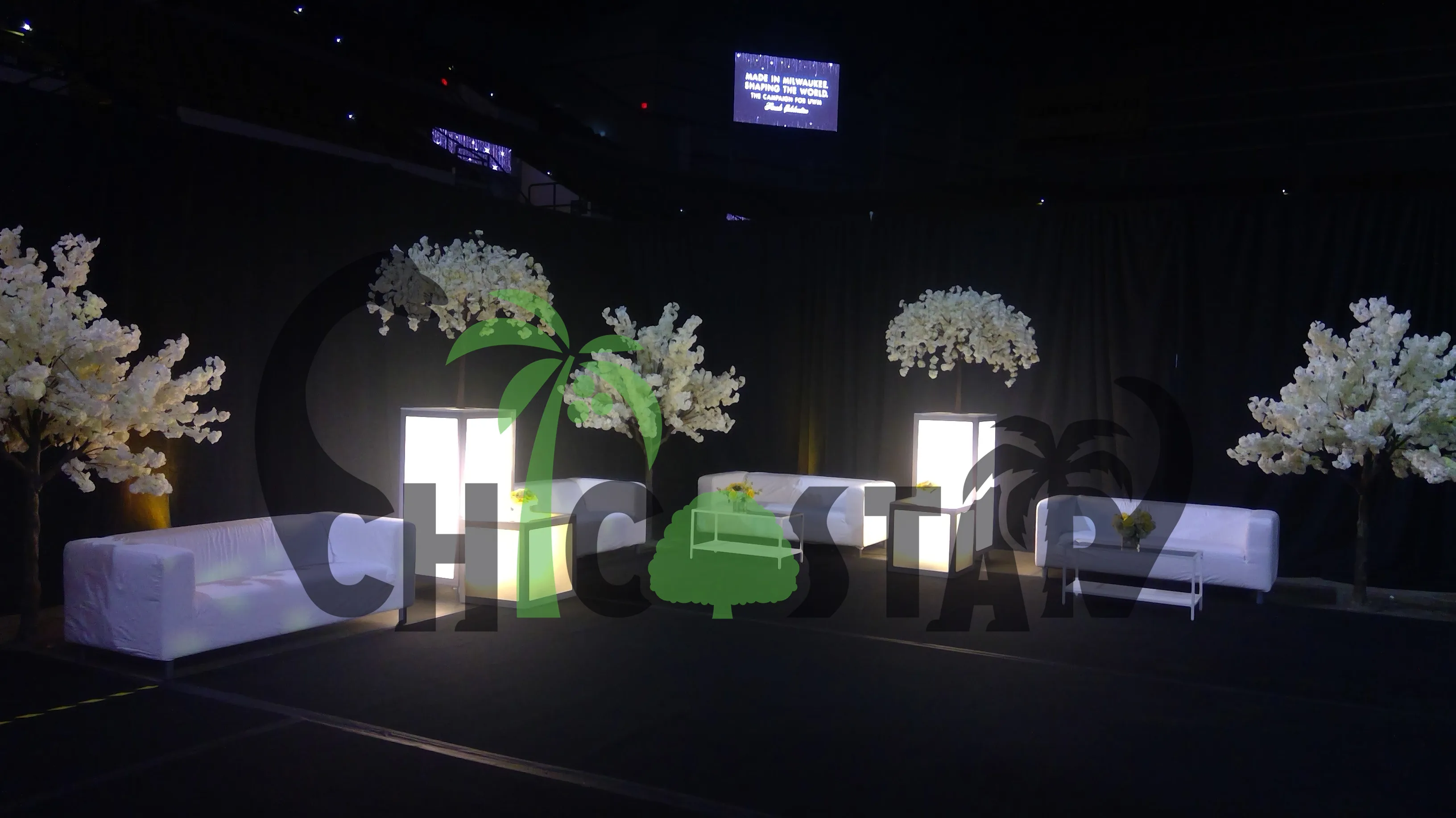 Wedding Table Centerpiece Ornament Tree silk artificial cherry blossom tree