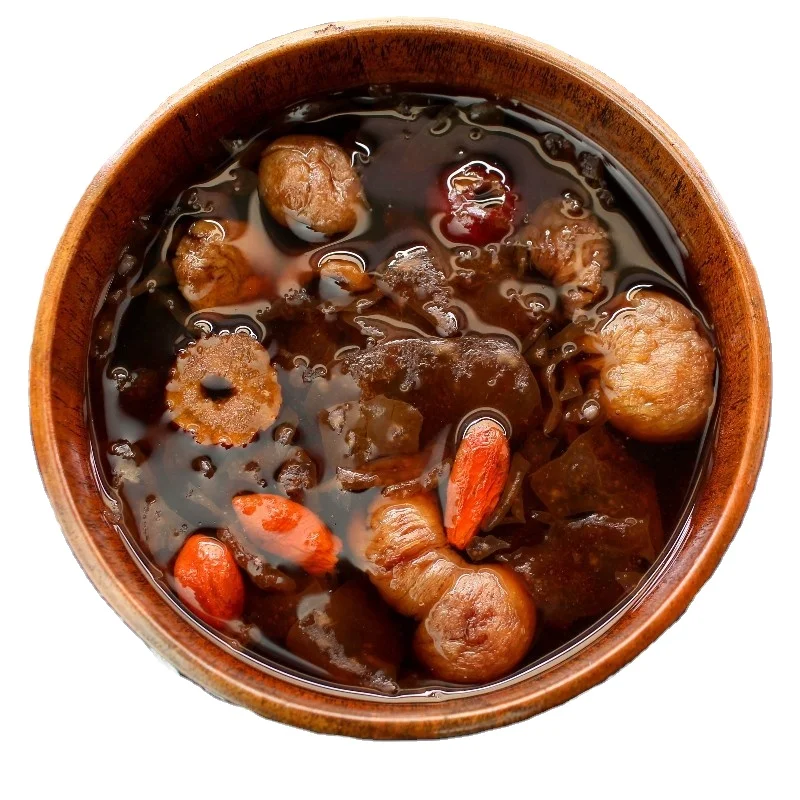 Здоровый питательный суп Longan Tremella, высушенный в замораживании красный сахар