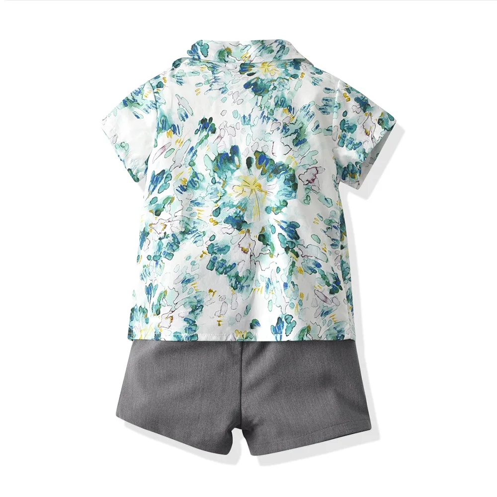 2024 Cotton Dress Shirt Boy and Girl Kids Clothing Suit Brother Sister Sibling Matching Outfits Sets  for Family