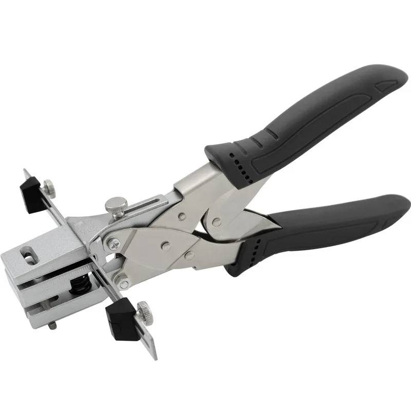 pvc card punching pliers oval slot hole punch dual use punching pliers with R5 corner rounding