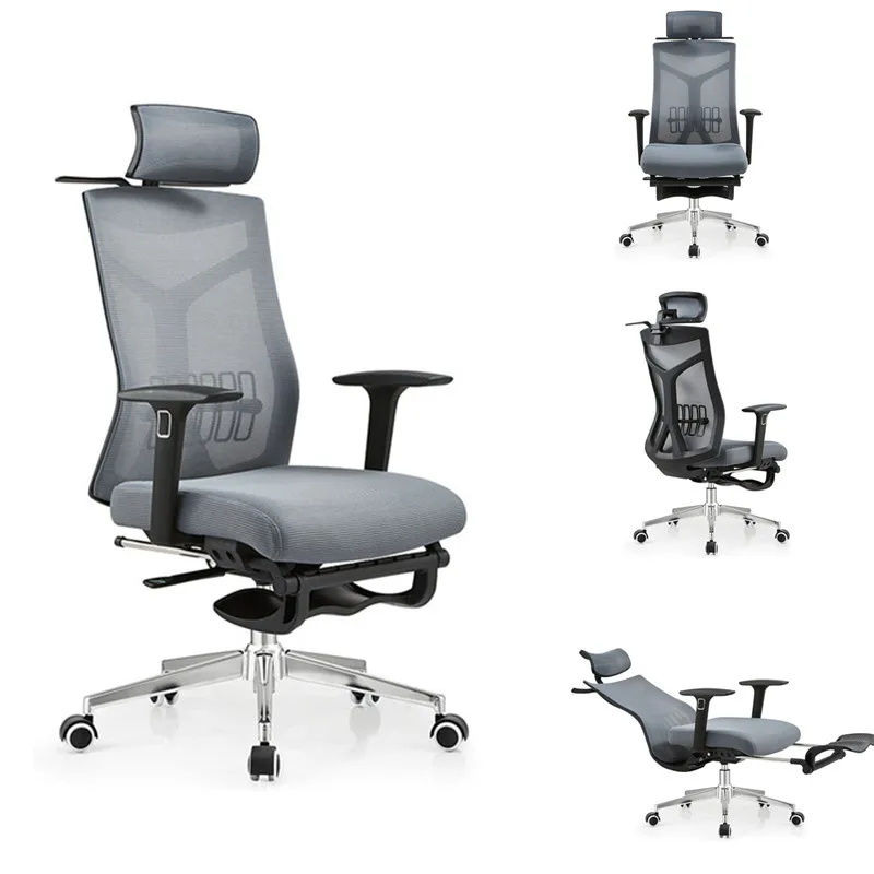 Manufactures Luxury Lumbar Back Support Ergonomic Executive Breathable Mesh Swivel Computer Desk Office Chairs Furniture