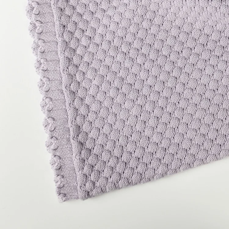 
Fashion Design Soft High Quality Baby Receiving Blanket 