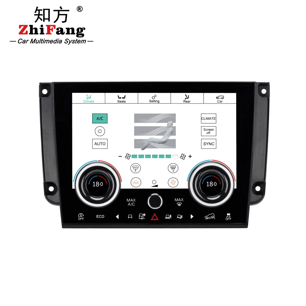 ZhiFang Factory AC panel upgrade display screen climate control lcd touch screen air conditioner for 2015-2019 Discovery Sport