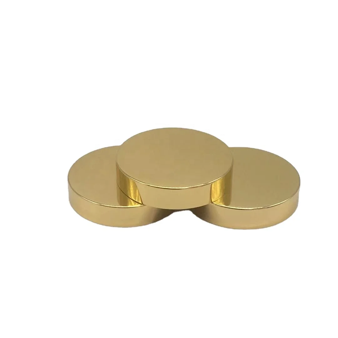 Wholesale High Shiny Gold Oxidation Aluminum With Pp Screw Caps