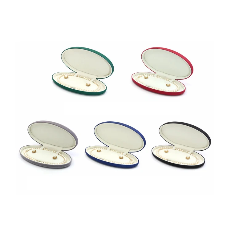 Tongxing Oval Shell Pearl Shape Luxury Jewelry Box Set Custom Logo Ring Earring Pendant Bracelet Shell Shape Jewelry Box