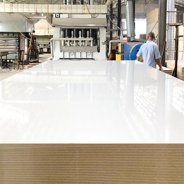 High Glossy Uv Mdf Board 18mm Uv Coated Mdf Board For Kitchen Cabinets