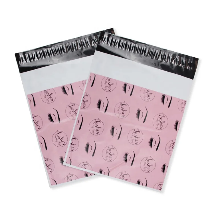 Wholesale White Small Business Self Adhesive Logo Printing Poly Shipping Mailer Custom Plastic Parcel Bag For Express Supplies