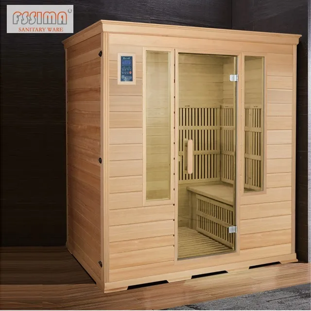 Wholesale price personal sauna wooden far infrared dry steam cabin