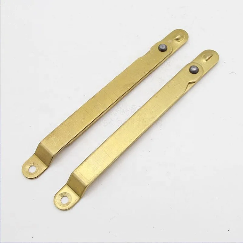 Золотые петли для работ по дереву, античный подъемник крупным планом, поддерживающий стержень, петли для деревянных коробок, дверей шкафов, Декор, аксессуары для мебели, 1 комплект