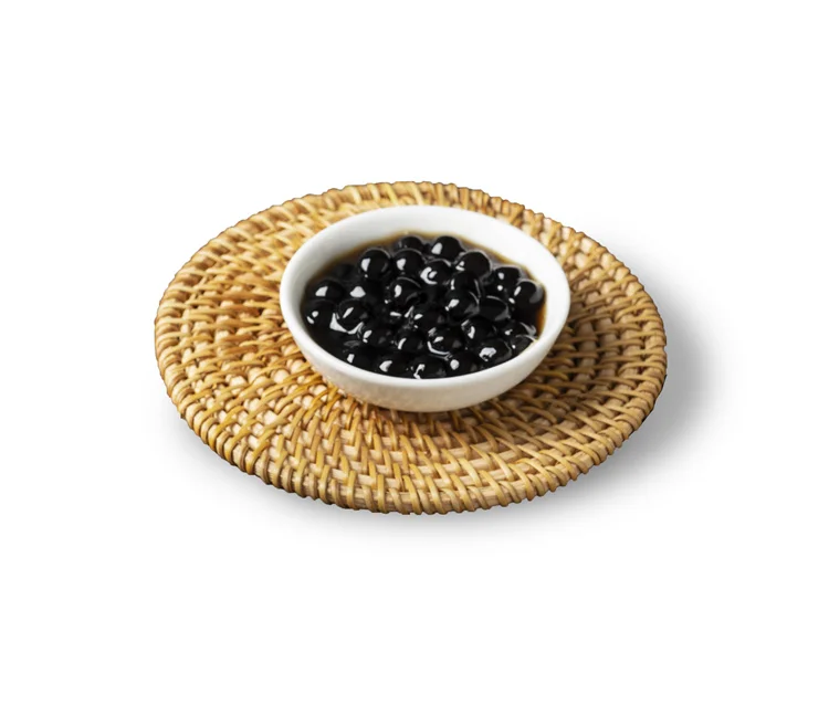 Wholesale Customized Brown Sugar Tapioca Boba Taiwanese Raw Pearl 2.5CM For Bubble Tea