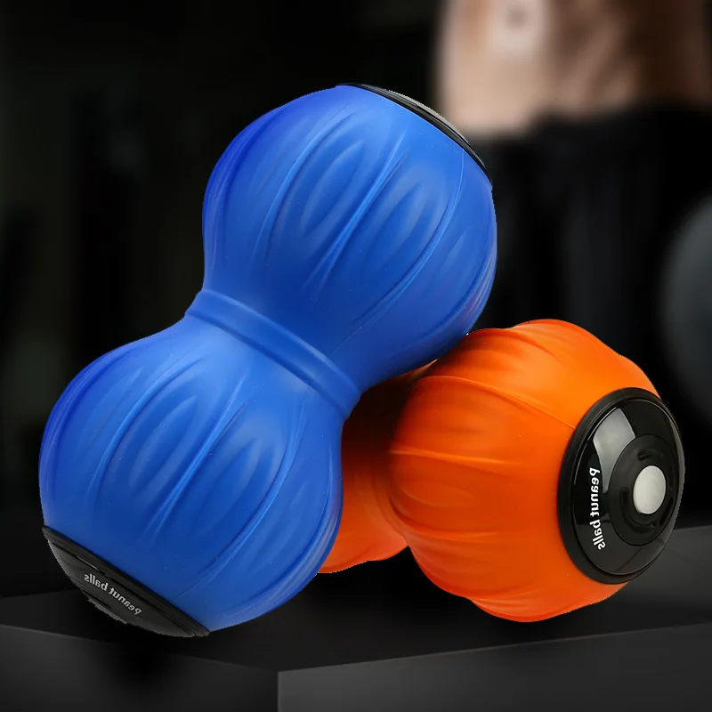 fascia lacrosse tpe natural rubber fitness ball high density epp double peanut shape massage ball hard