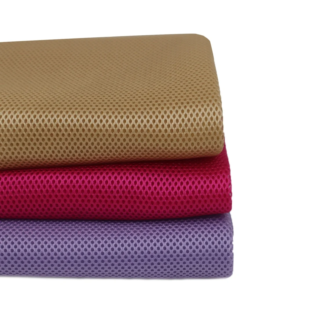 Manufacturers sell 100% polyester sandwich mesh fabric, home textiles, bags, shoes and other knitted fabrics