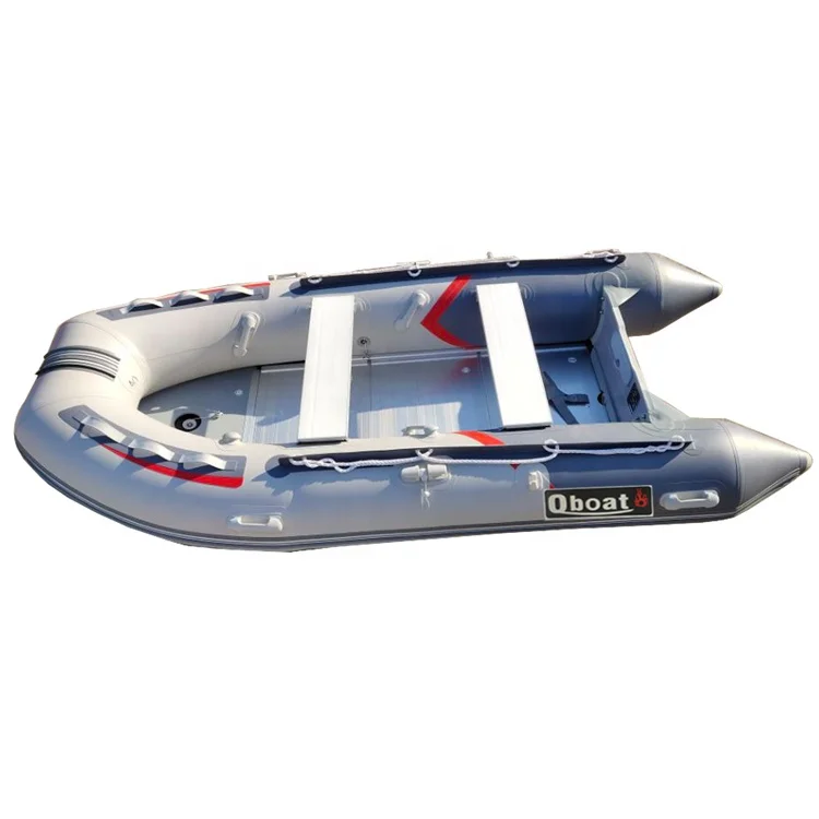 Korea CE Certified Inflatable Rowing Boat with Aluminum Floor for 4 Persons Made of Durable PVC or ORCA Hypalon