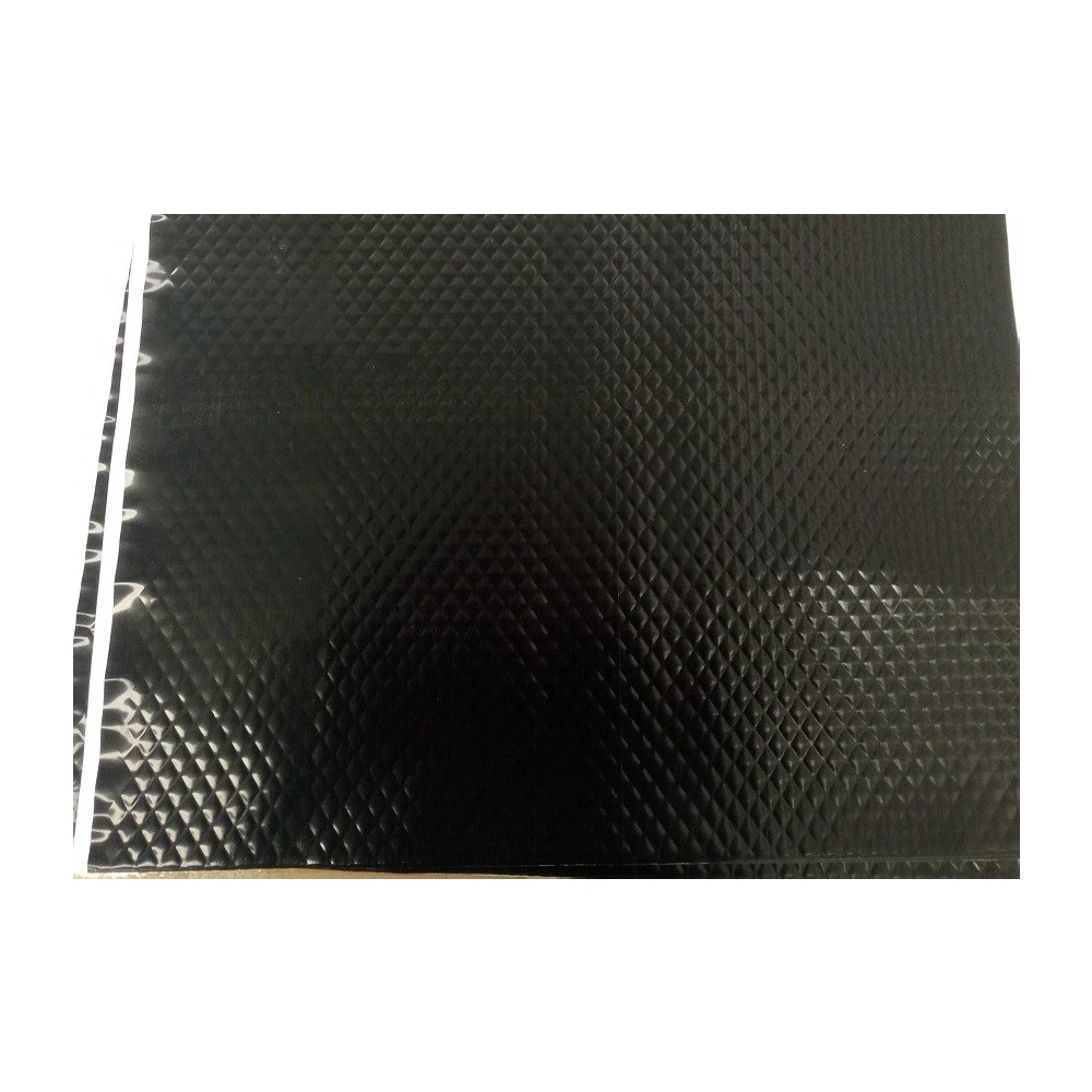 High Quality Butyl Rubber Car Soundproof Damping Isolation Material Customizable Diamond Design Interior Cover Aluminum