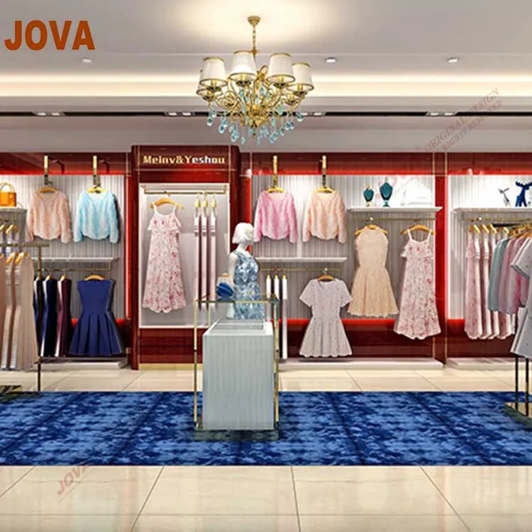 Модный магазин одежды витрина для торгового центра розничный дизайн стеллажи