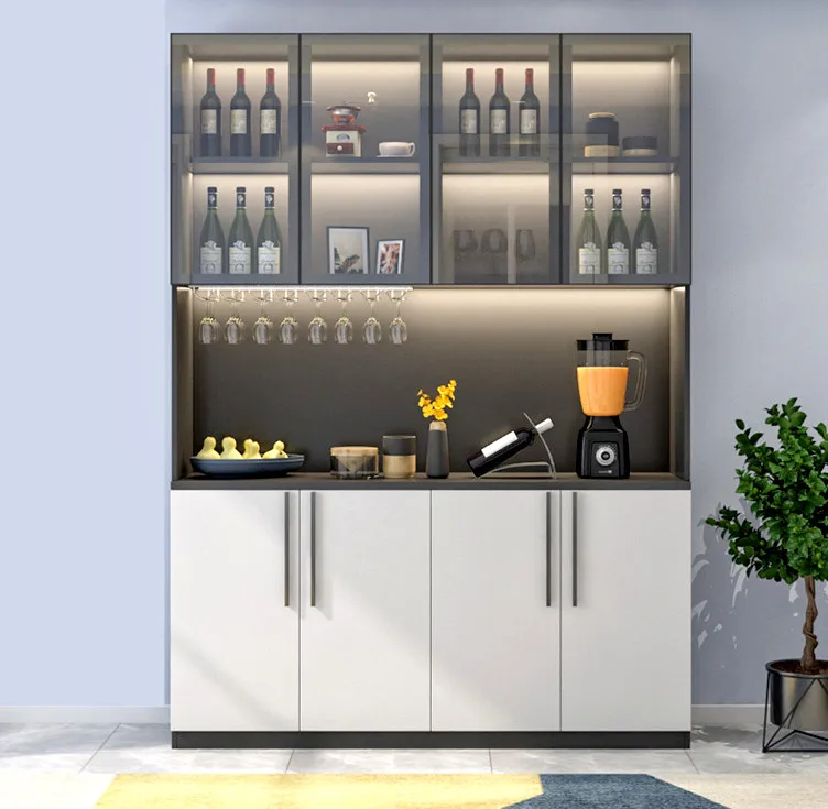 Bar cabinet modern living metal wine cabinet wine display racks weinschrank wine cellar furniture