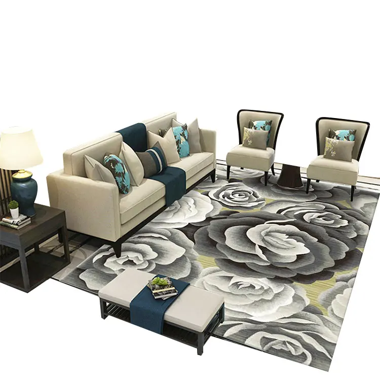 
100% Silk Carpet Which Is Handmade Used For Living Room Floral Study Room 