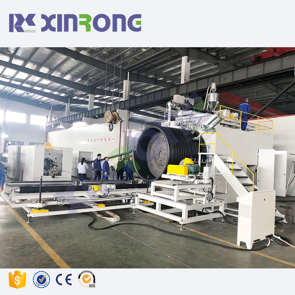 plastic pipe making machine high speed hollow wall winding pipe making machine from supplier