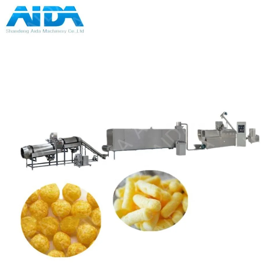 Industrial Crispy Sweet Kelloggs Chocolate Balls Fruit Loops Puff Snacks Chips Manufacturing Equipment