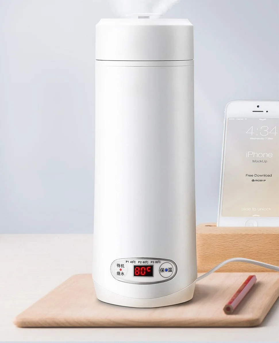 Portable kettle electric dormitory student kettle Hotel electric heating water cup travel Boiling Water